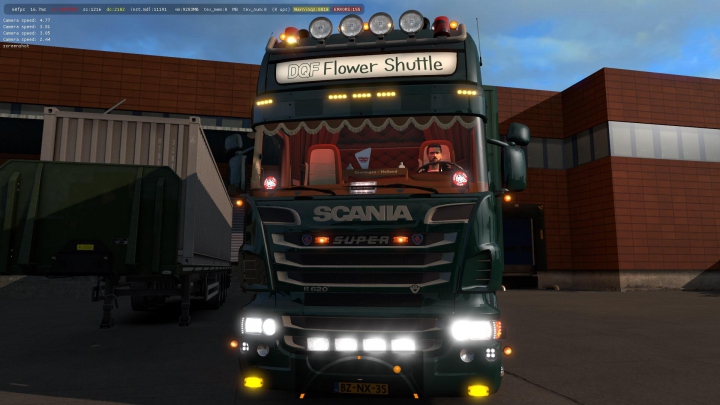 Trending mods today: Scania DQF Flower Shuttle + trailer edited 1.37