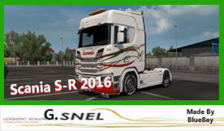 Trending mods today: G.Snel Skin Scania S-R 2016 v1.0
