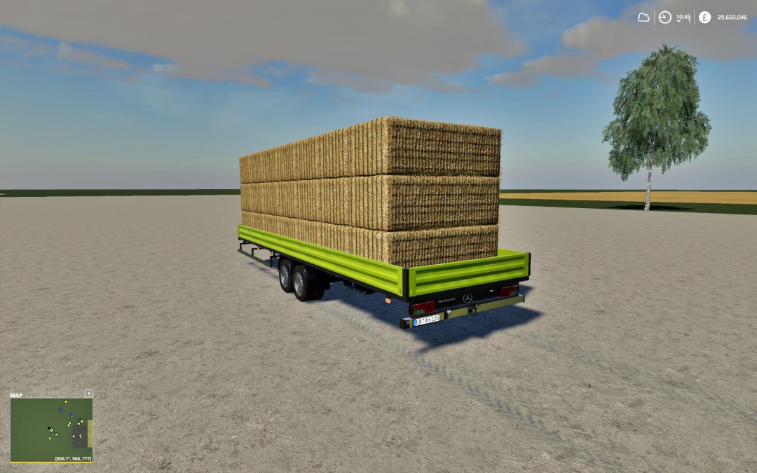 Mercedes Trailer FS19 v1.2