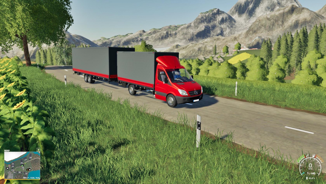 Mercedes Trailer FS19 v1.2