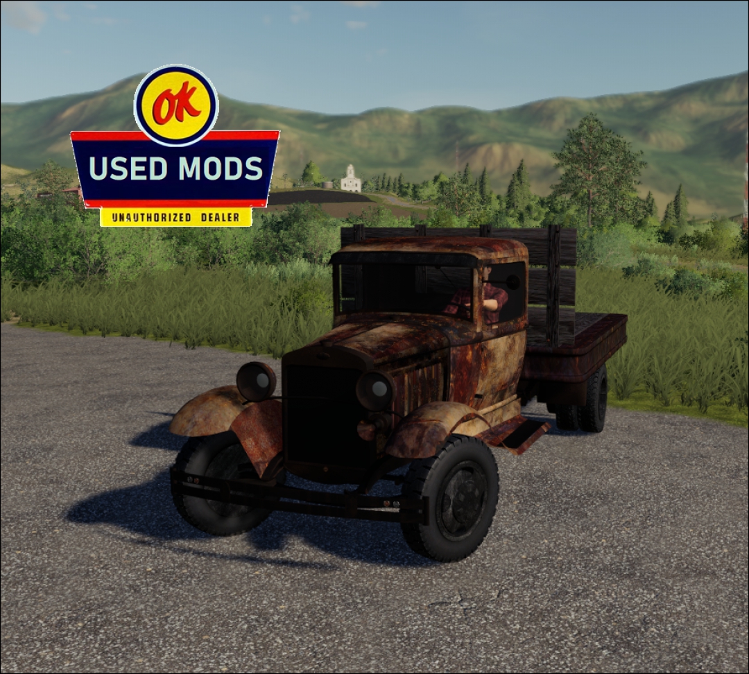 1929 Ford AA Truck Flatbed Rust Never Sleeps Edition (no bed sides) - By: OKUSEDMODS