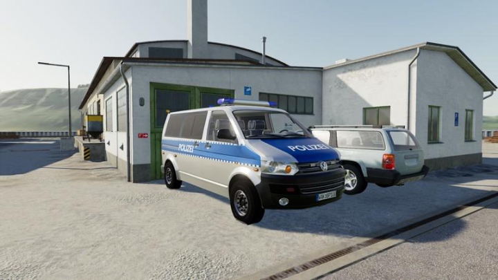 Trending mods today: VW T5 police and customs with Universal Passenger v2.0