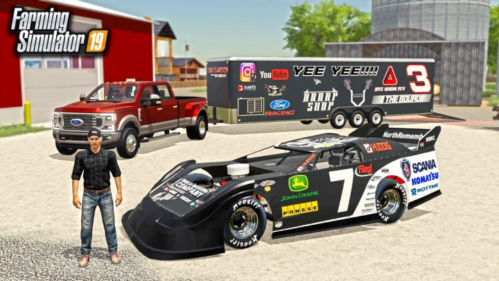 Mod-Network || Race Carfarming simulator 19 mods