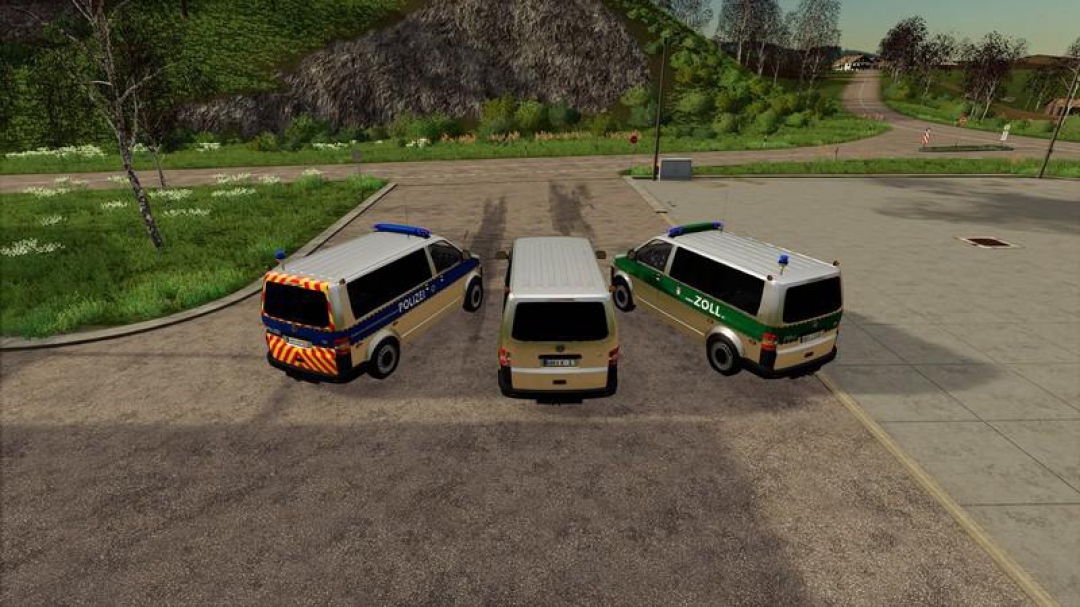 VW T5 police and customs with Universal Passenger v2.0