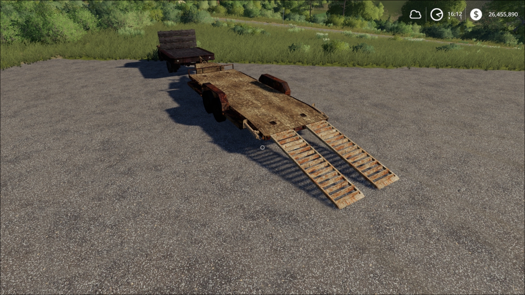 Single Car Trailer - Rust Never Sleeps Edition V1 - By: OKUSEDMODS