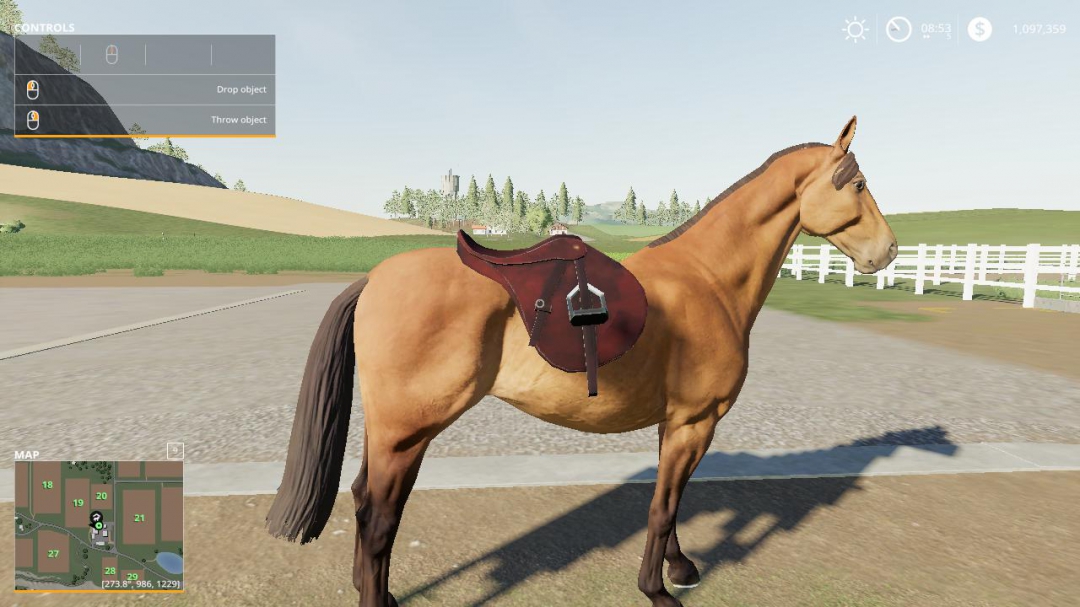 FS19 Saddle Pickupable beta