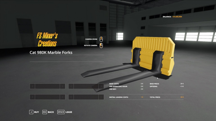 fs19-mods,  Marble HD Forks For CAt 980K v0.5