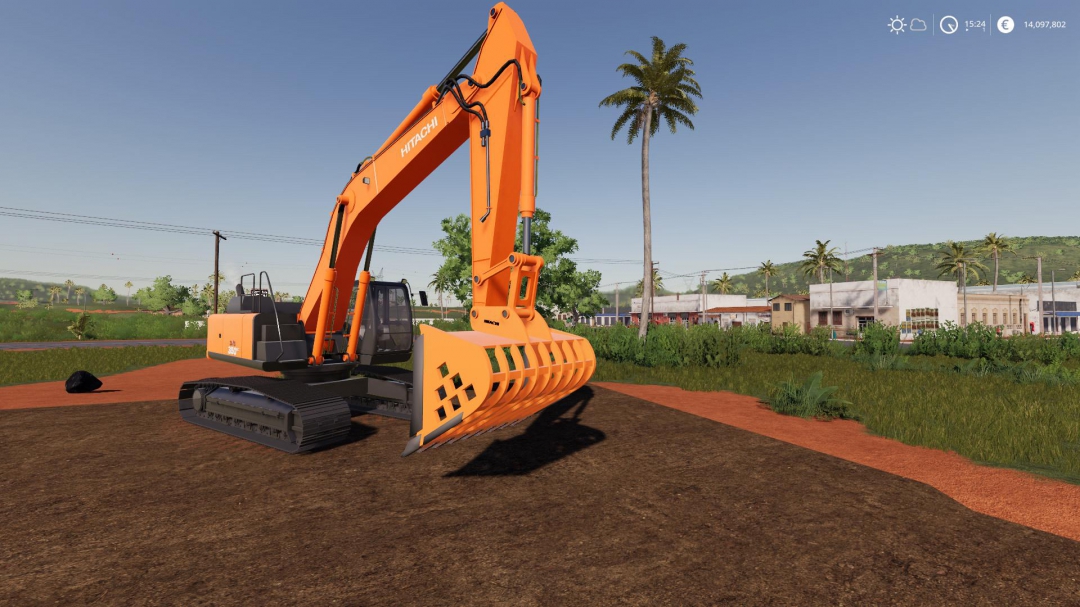 Screen Bucket For Hitachi Excavators v0.6