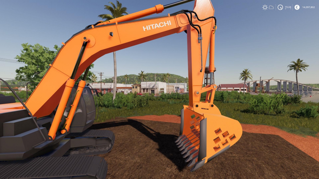 Screen Bucket For Hitachi Excavators v0.6