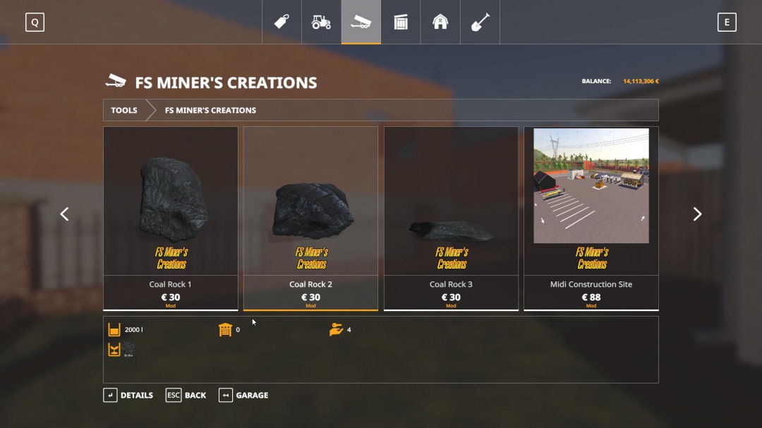 Dynamic Coal Rock with Filltype v0.5