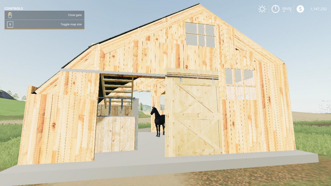 Small Horse Barn and paddock beta