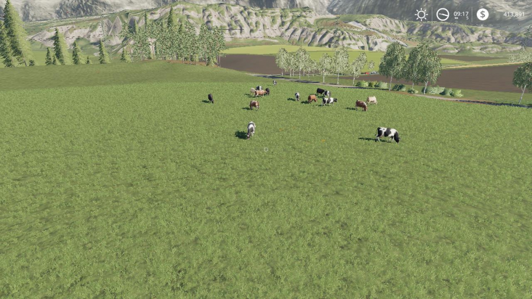 FS19 Free Range Cows beta