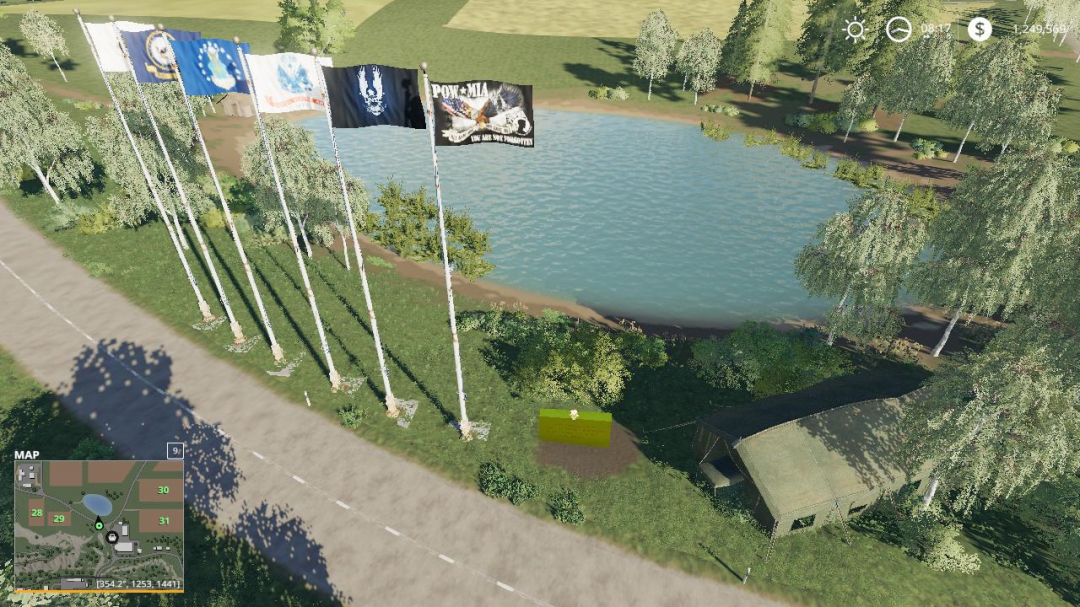 FS19 Memorial Day Statue beta