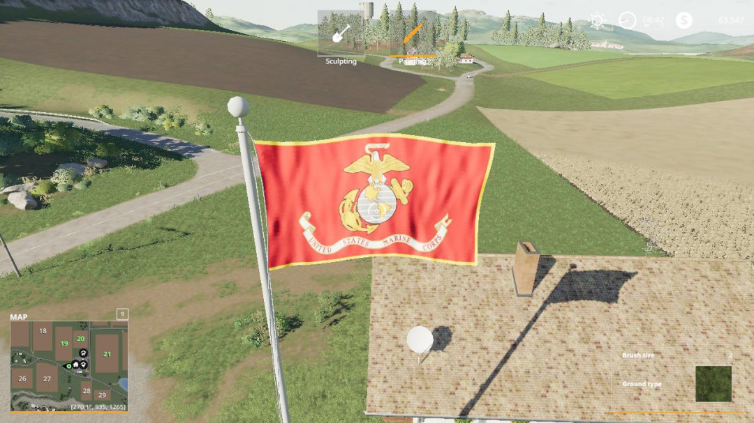 FS19 USMS Flag v1.0.0.0