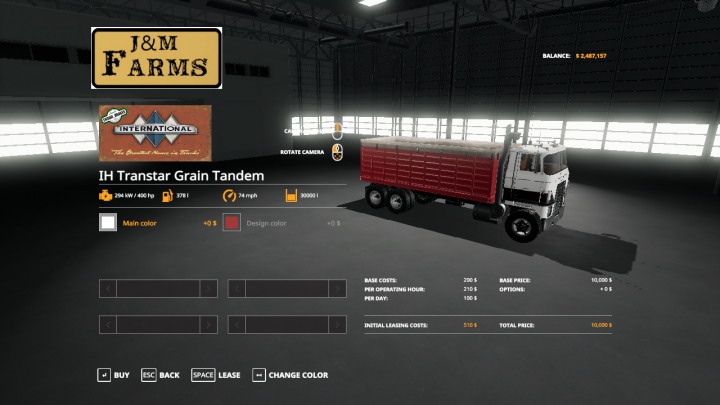 Trending mods today: International Transtar Tandem Grain Truck