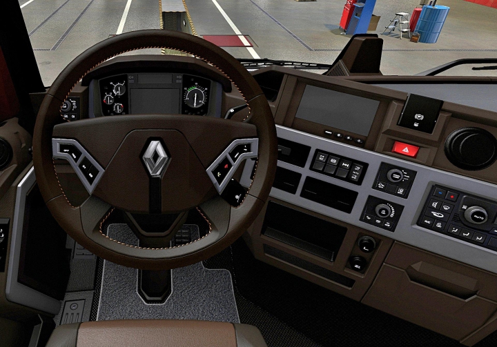 Brown interior for Renault Range T v1.0 category: cars