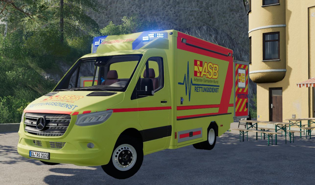 ASB Mercedes Sprinter RTW Skin v1.0