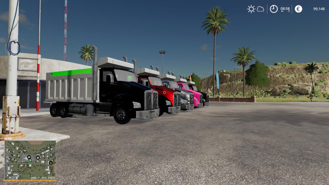 Kenworth t880 dump truck v1.0.0.2