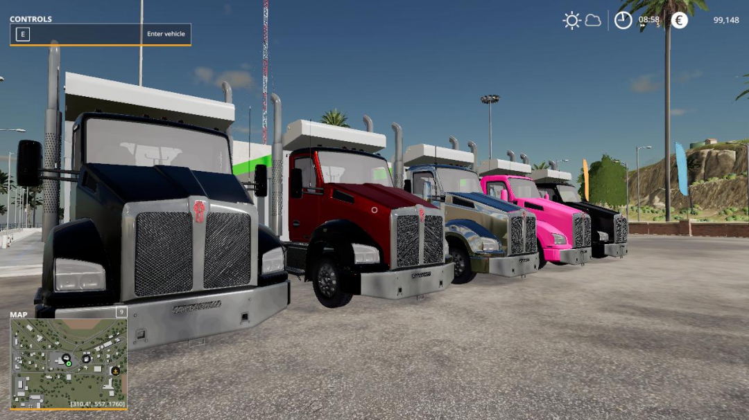 Kenworth t880 dump truck v1.0.0.2