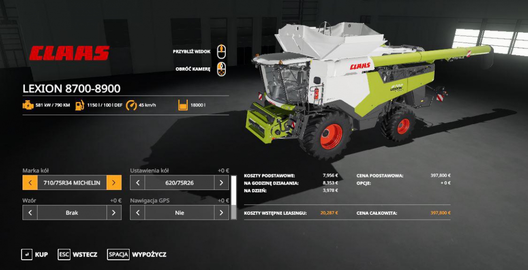 Claas Lexion 8700-8900 v1.0