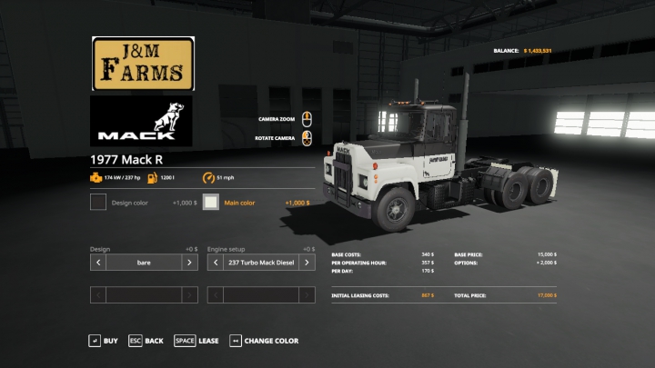 Edit Of The Mack R 688 category: Trucks