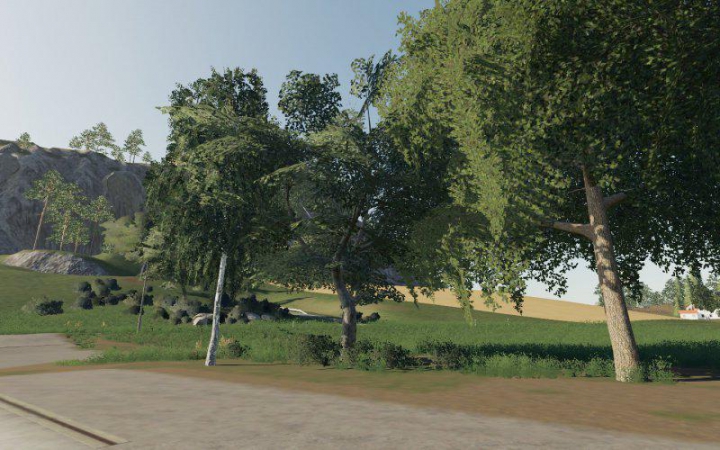 fs19-mods,  DARK TREES & BUSH TEXTURES v1.0