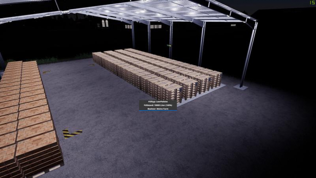 Euro pallet production with Global Company Script v1.2