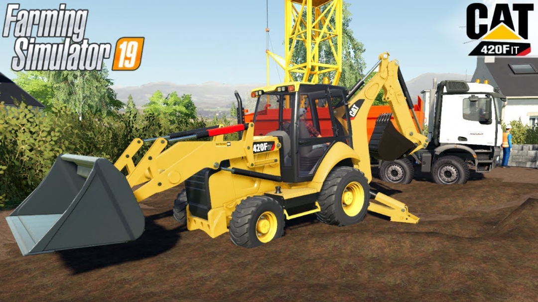 CAT 420F Backhoe