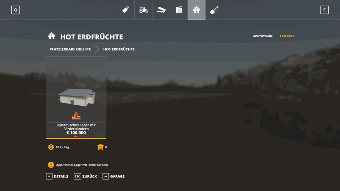 HoT Erdfruchtelager v1.1.0