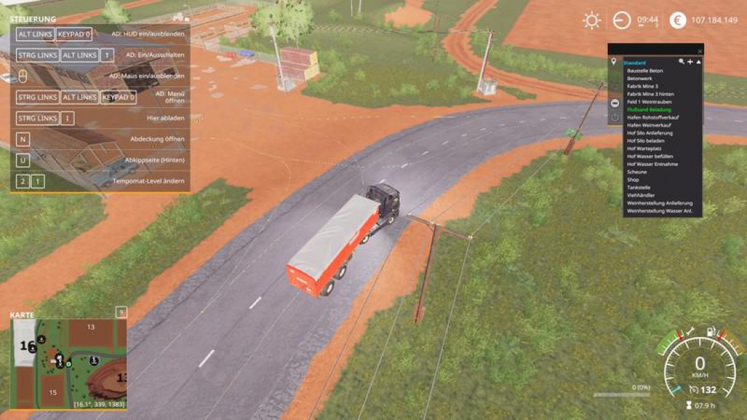 Autodrive course mining and construction economy v1.0