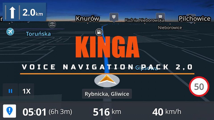 Kinga Voice Navigation Pack v2.0 category: Sounds