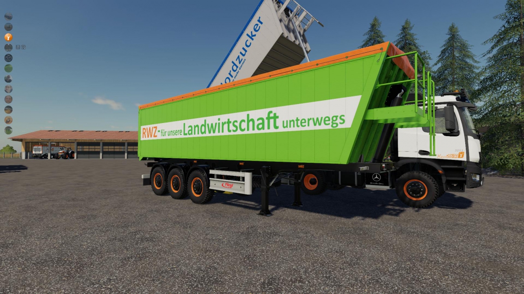 Fliegl 8er Trailer Hirschfeld Edition v1.0