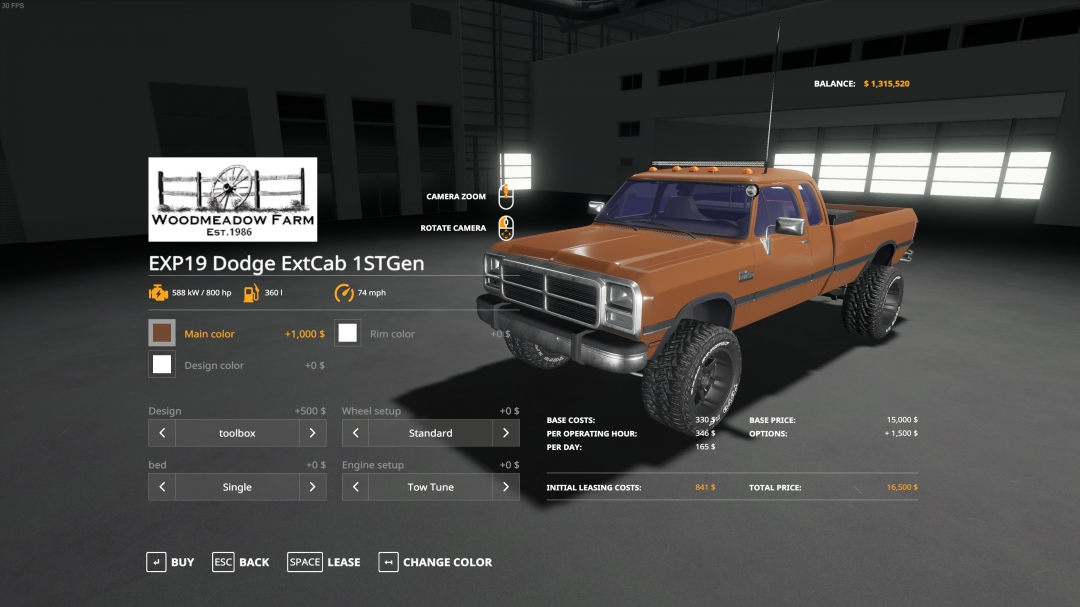 FS19 Dodge Ram First Gen