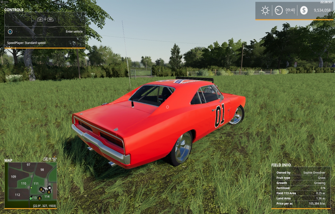 FS19 Dodge Charger General Leev2