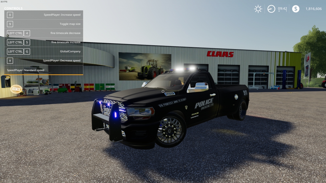 FS19 Dodge Ram HellTruck Police Edition