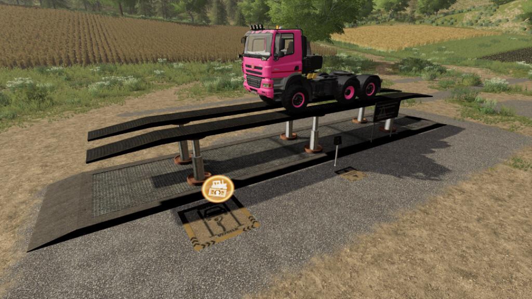 Hydraulic Ramp With RepairShop v1.0.0.0