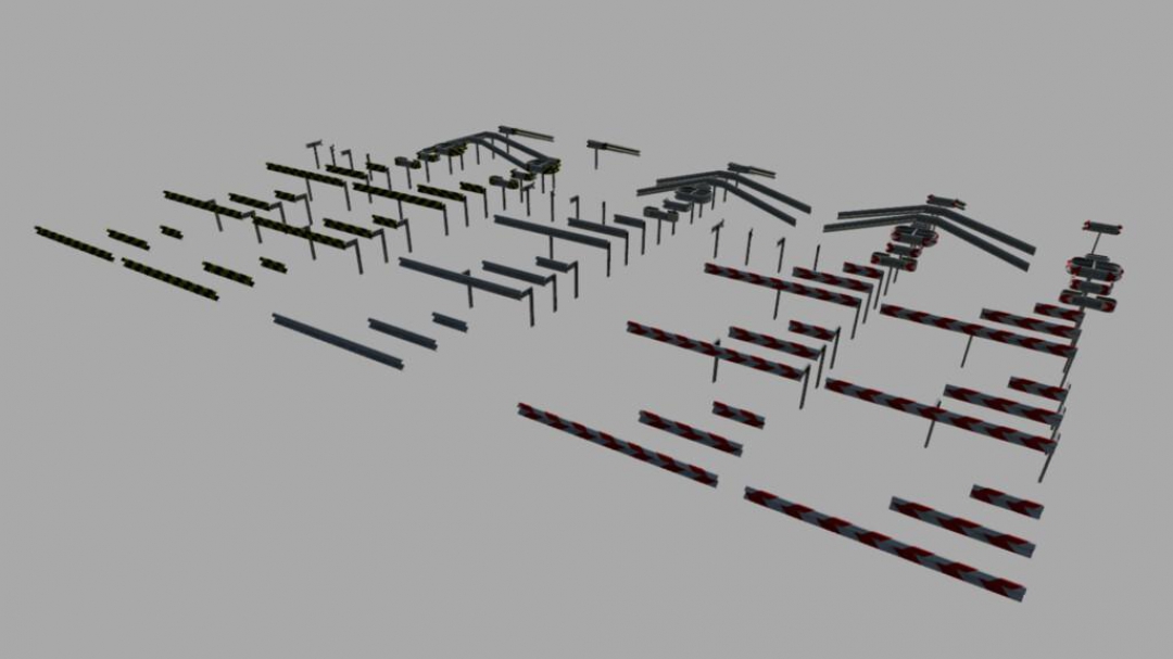 Crash Barriers A Profil Set (Prefab) v1.0