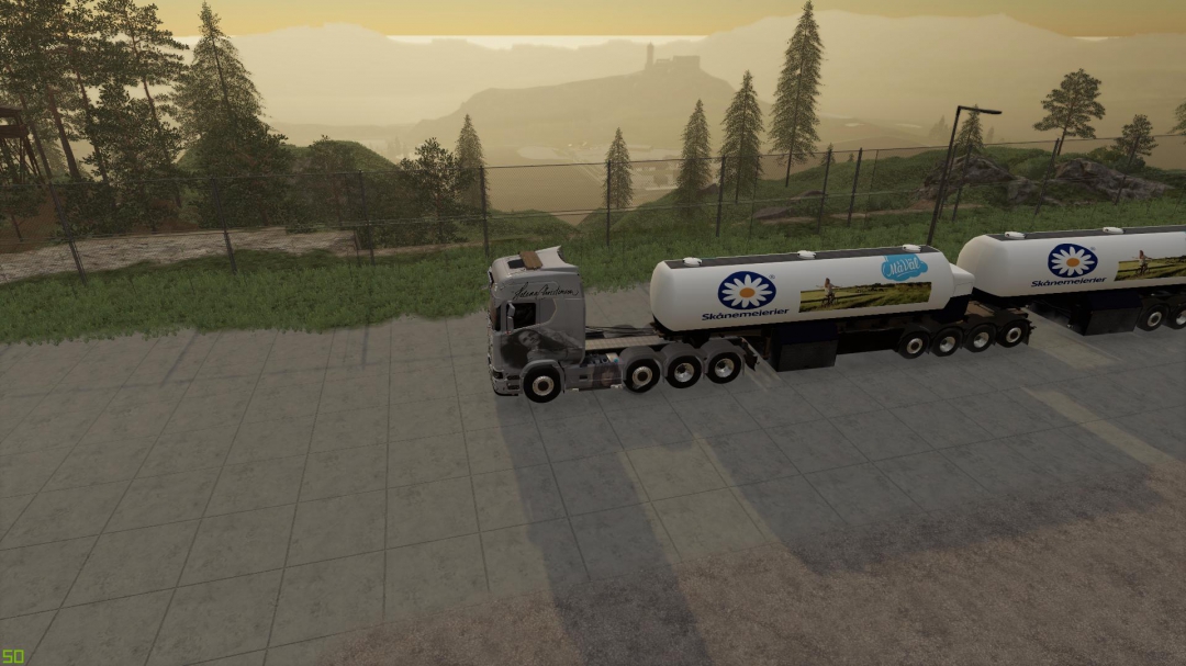 Milk trailer Semi roadtrain v1.1.0.0