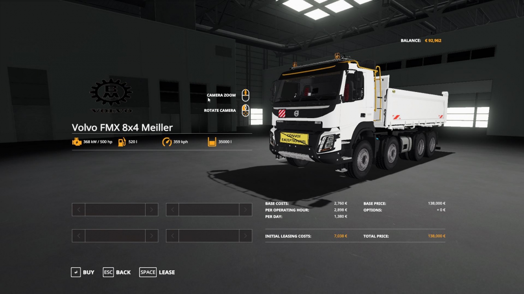 Volvo Meiller Tipper 8x4 v1.0.0.0