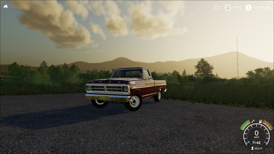 1971 Ford F100 Short Bed Truck V1 -  By OKUSEDMODS