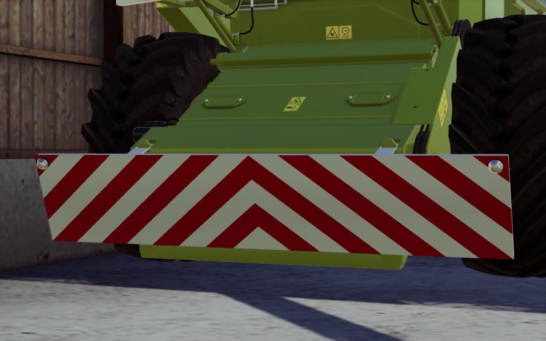 Frontwarntafel Fur Claas Dominator 108SL v1.0