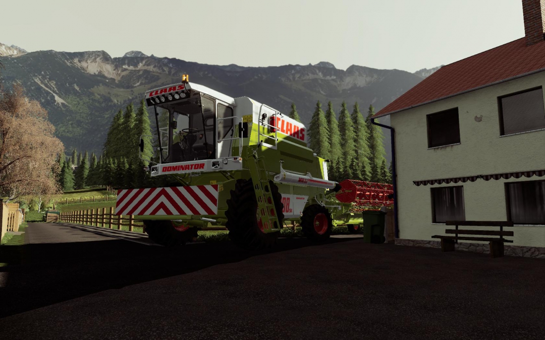 Frontwarntafel Fur Claas Dominator 108SL v1.0