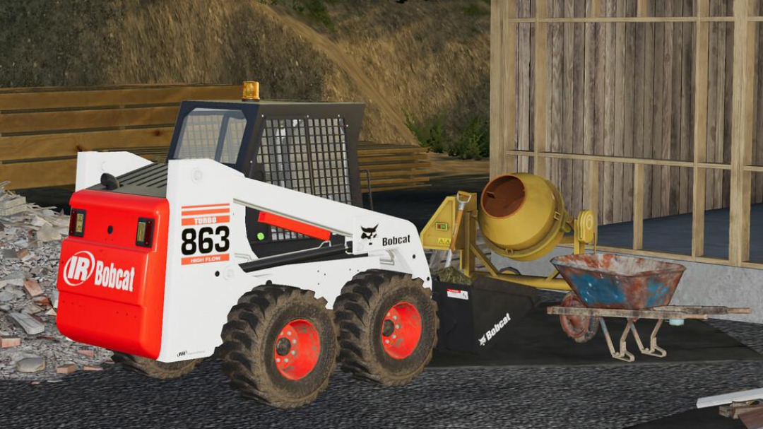 Bobcat 863 Turbo With Bobcat Shovel v1.0.0.0