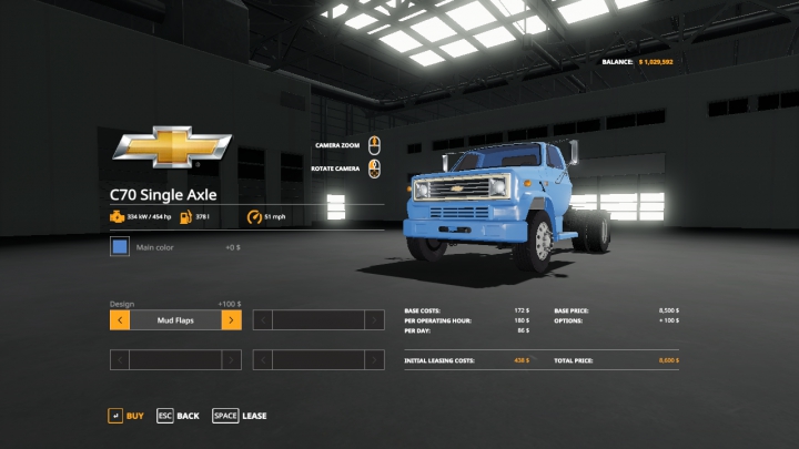 Chevy Deluxe C70 Single Axel Truck category: Trucks