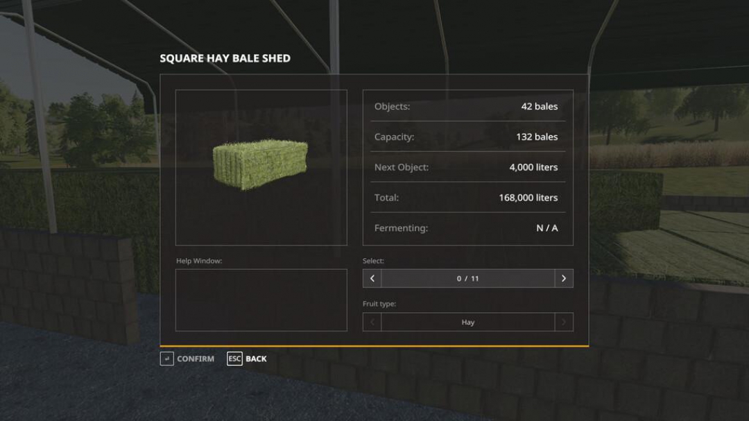 Dynamic Bale Storage Sheds v1.0.0.0