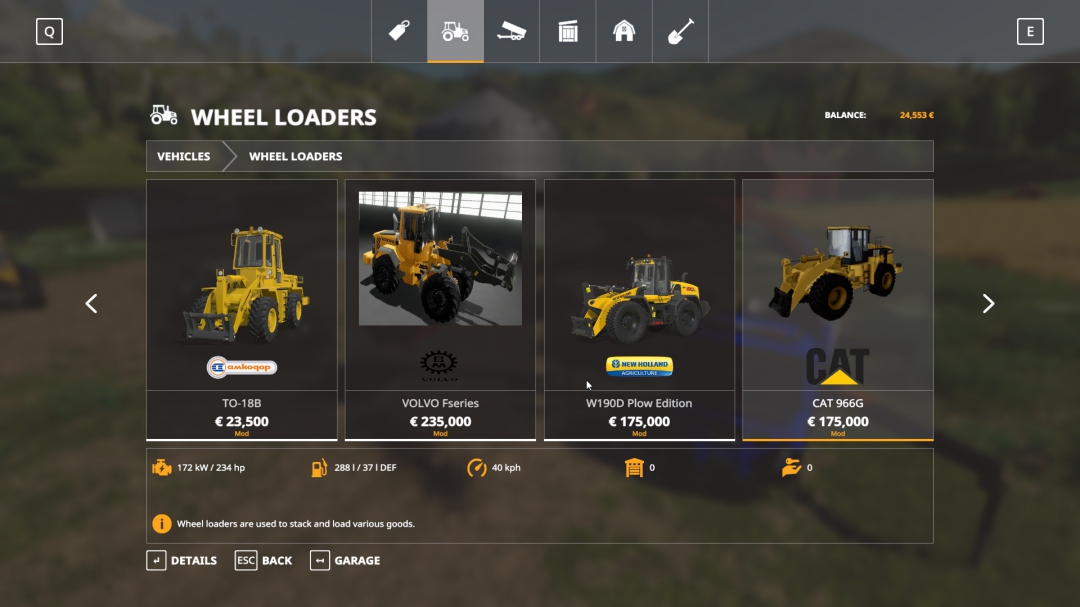 Wheel Loader Road Pack