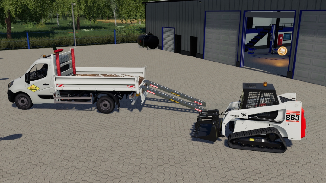 Renault Benne Sdm With Ramps Support