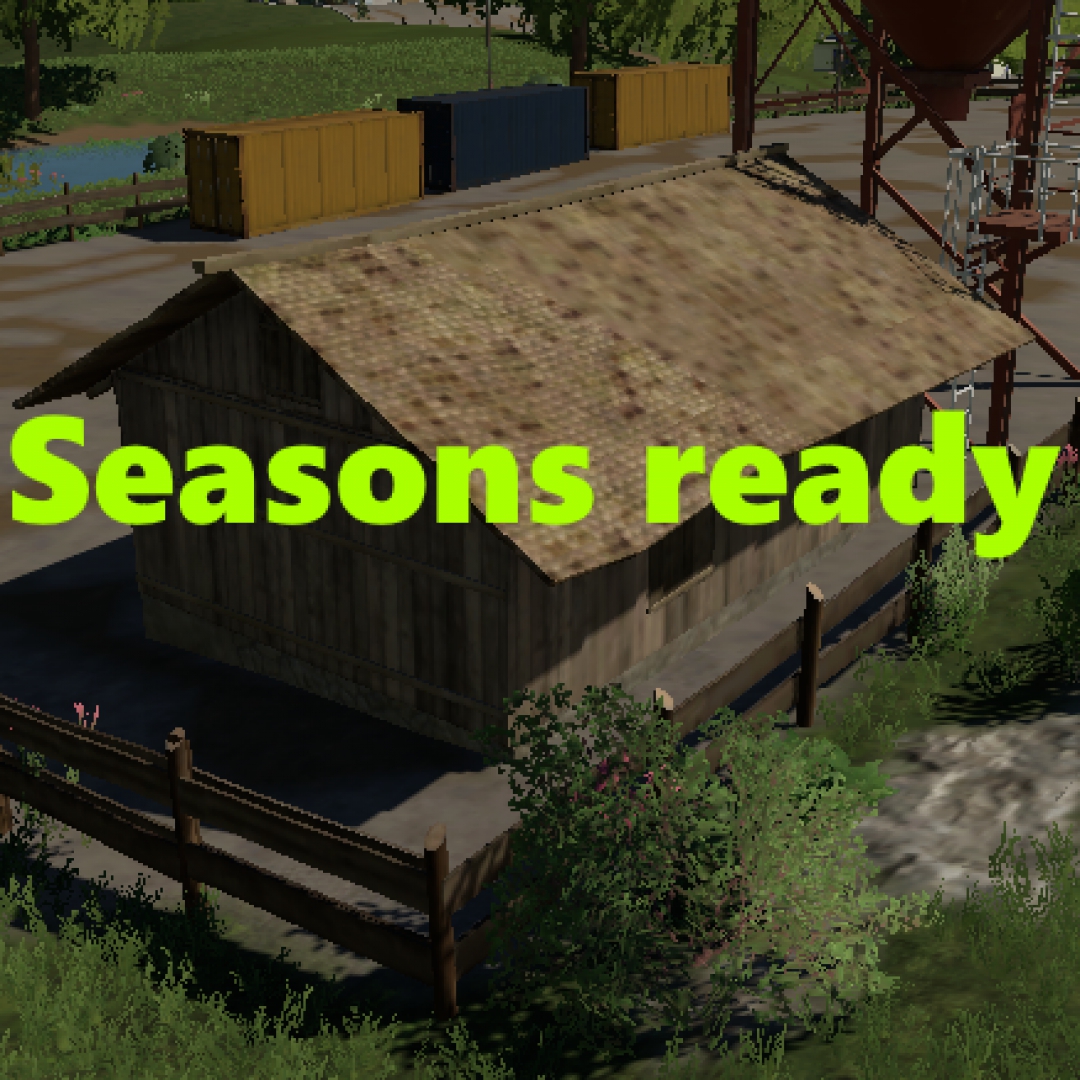 Old wooden shed (Seasons ready)