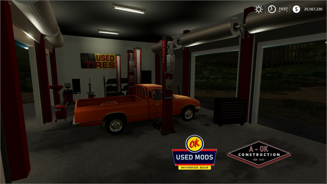 Tire Shop - Wheel Simple Auto Repair - By OKUSEDMODS