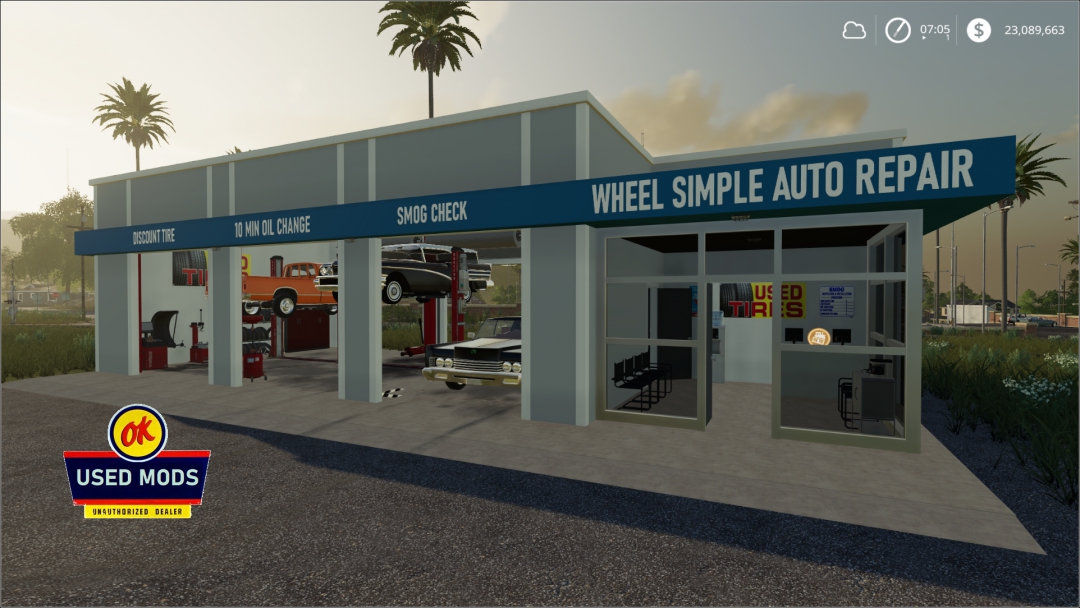 Tire Shop - Wheel Simple Auto Repair - By OKUSEDMODS